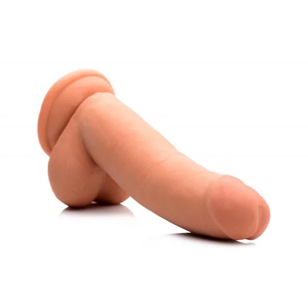 8 Inches Ultra Real Dual Layer Suction Cup Dildo Tan — image 8 of 8