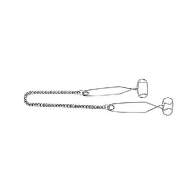 Tong Clamp Non Adjustable Silver