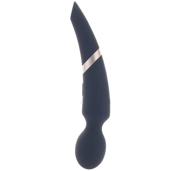 Sugar Pop Aurora Silicone Pressure Wave Clitoral Stimulator & Wand Style Vibrator - Blue