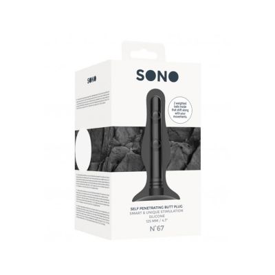 Sono No 67 Self Penetrating Butt Plug Black