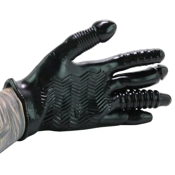 Pleasure Poker Textured Stimulation Glove