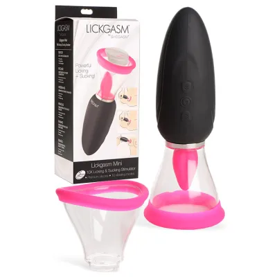 Shegasm Lickgasm Mini Vibrator with Flickering Tongue