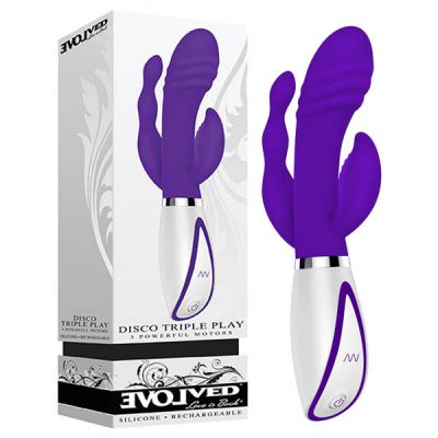 Disco Triple Play 8 Rabbit Vibrator