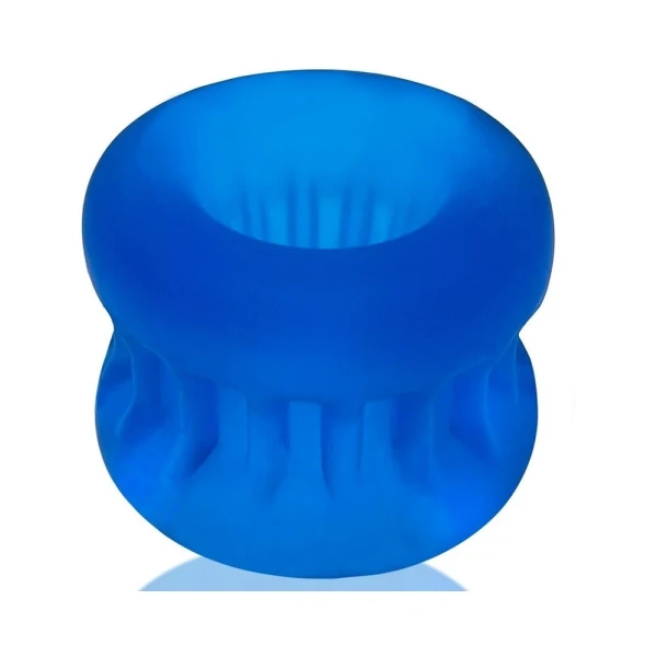 Extreme Bondage Gear:  Oxballs Ultracore Core Ballstretcher With Axis Ring Blue Ice
