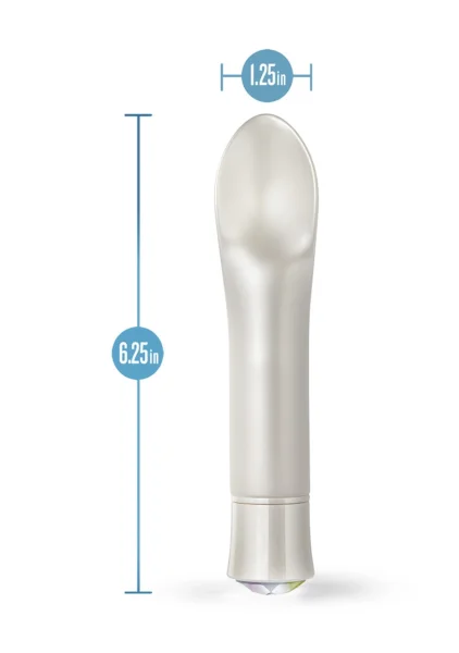 Oh My Gem Bold Rechargeable Waterproof Silicone Warming Vibrator By Blush - Diamond