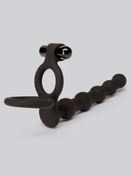 Lovehoney Double Fun Vibrating Beaded Double Penetration Strap-On