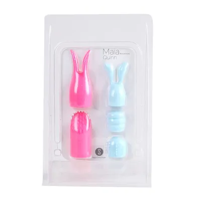 Quinn 5 Piece Silicone Attachments Pink blue