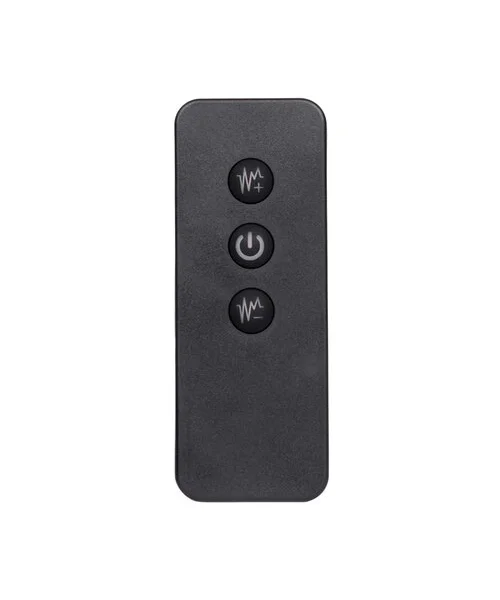 Bejewelled Black Silicone 10 Function Remote Butt Plug - 3 Inch — image 6 of 7