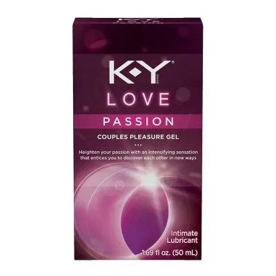 K Y Love Passion Couples Gel Water Based Lube 1 69oz Sexual Lubricants