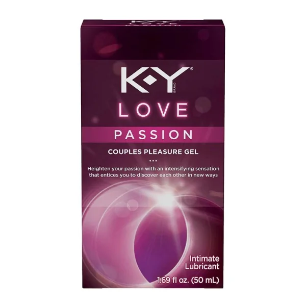 K-Y Love Passion Couples Gel - Water-Based Lube | 1.69oz | Sexual Lubricants