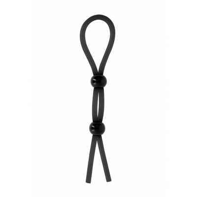 Double Ring Booster Black Vibrating Penis Ring