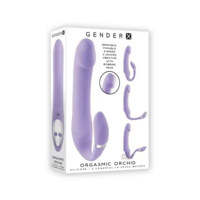 Gender X Orgasmic Orchid Dual ended Vibrator Lavender