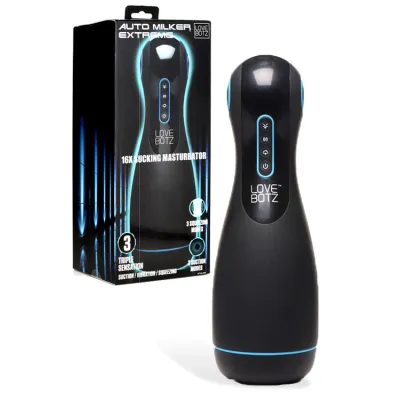 LoveBotz Auto Milker Extreme 10 16x Sucking Squeezing Vibrating Masturbator