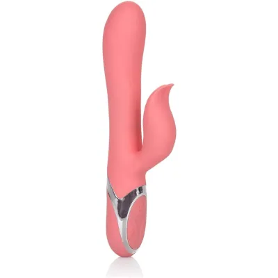 CalExotics Enchanted Tickler Massager Waterproof Vibrator Toys for Couples Adult Sex Clitoral G Spot Rabbit Massager Pink