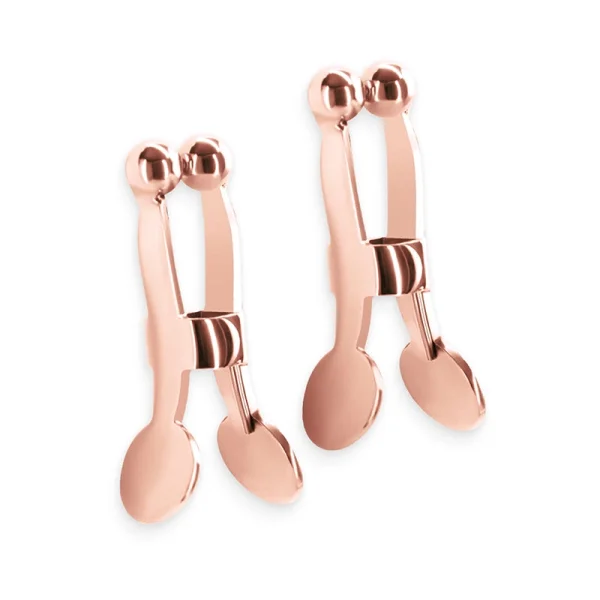 Bound C1 Nipple Clamps By NS Novelties - Rose Gold