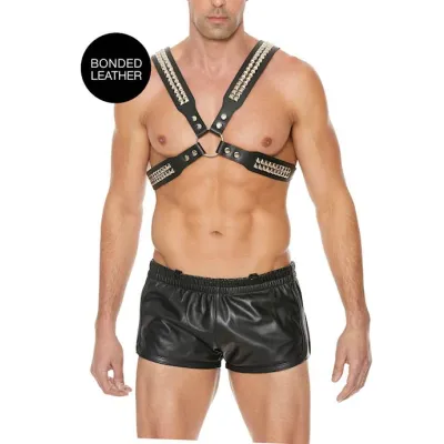 Men s Pyramid Stud Body Harness