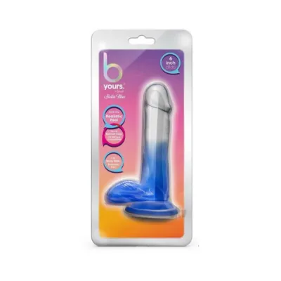B Yours Stella Blue Dildo 6 In Blue