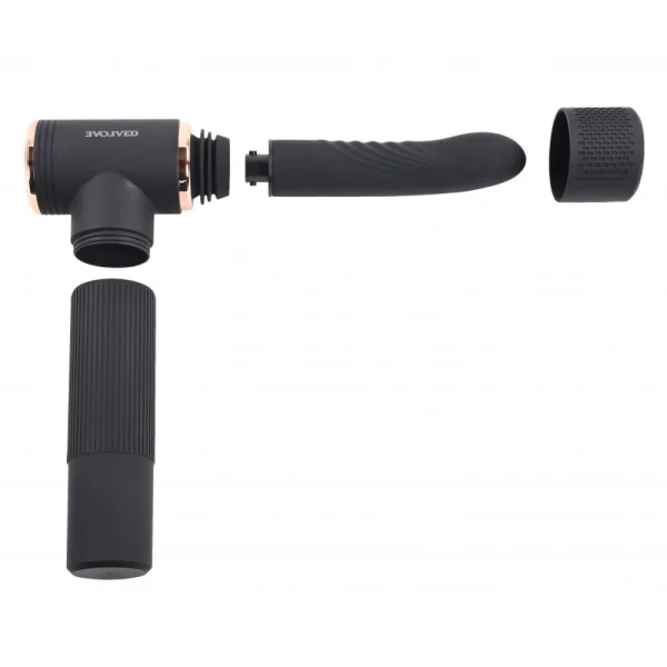Too Hot to Handle Silicone Thrusting Vibrator with Suction Cup