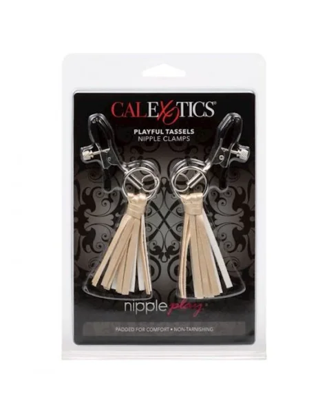Nipple Play Playful Tassels Nipple Clamps - Gold