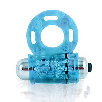 Blush Vibrating Bull Ring Blue