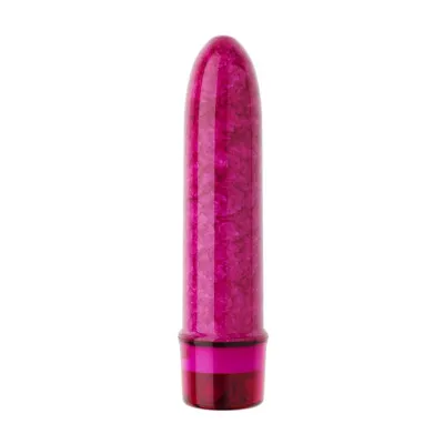 Joya Pattern Bullet Vibrator Bright Pink Pink 5 Inch