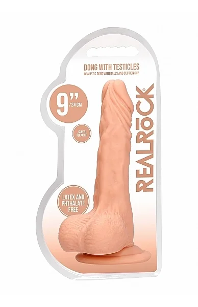 9" Realistic Cock + Balls