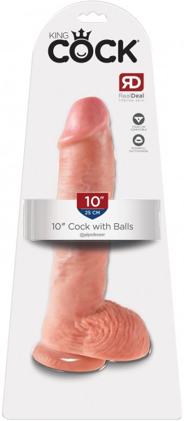 10" Cock + Balls
