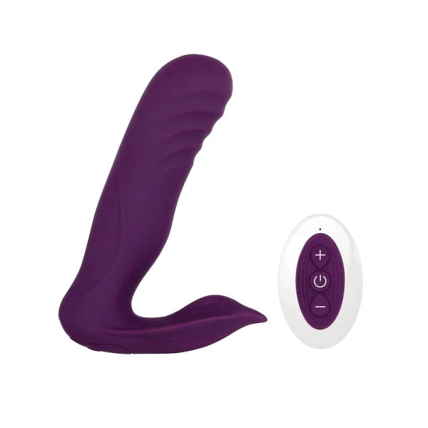 Velvet Hammer - Thrusting Plug Vibrator with Remote Control