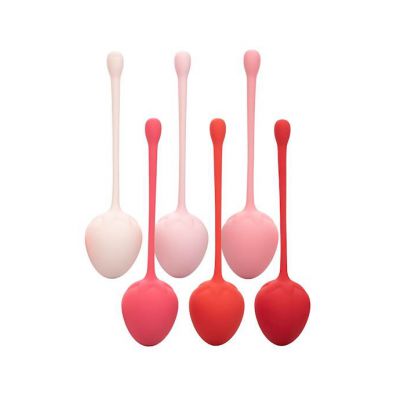 6 Piece Kegel Training Set Strawberry 5 5 Inch