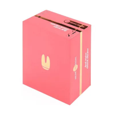 Dual Motor Clitoral Vibrator Orange 4 5 Inch