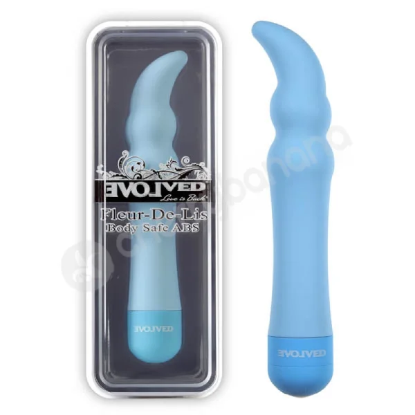Fleur De Lis Blue Silky G Vibrator