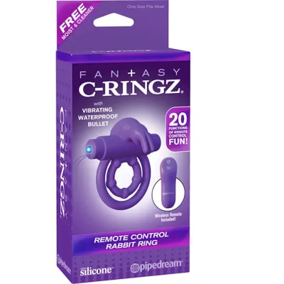 Fantasy C ringz Remote Control Rabbit Ring Purple