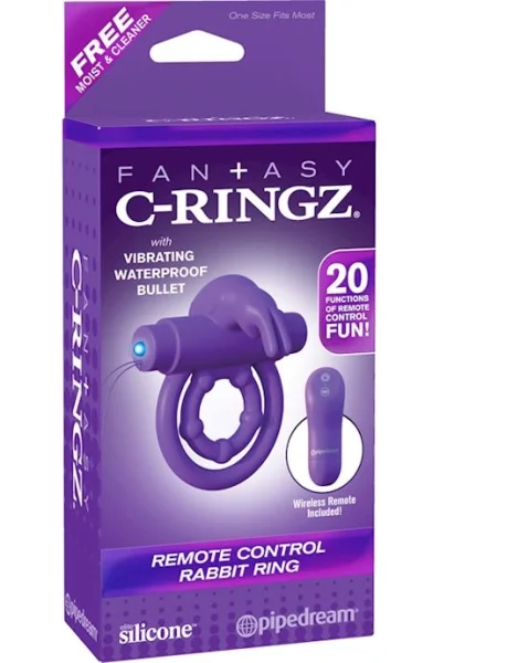 Fantasy C-ringz Remote Control Rabbit Ring - Purple