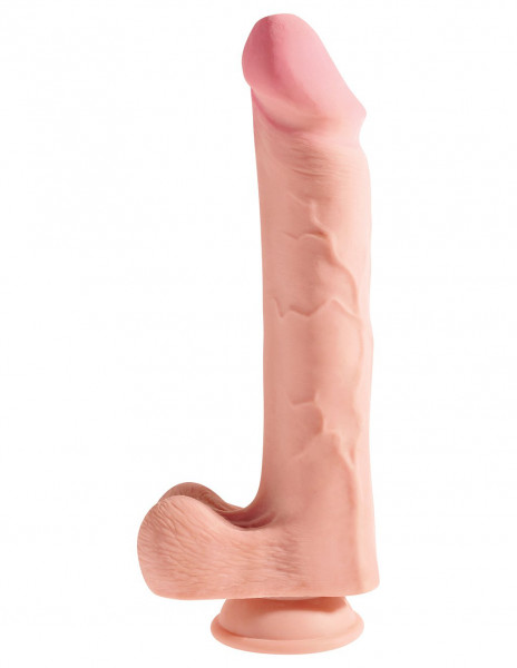 King Cock Plus 12" 3D Cock w/ Balls