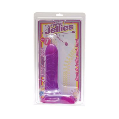 Crystal Jellie Ballsy C ck 7in Purple