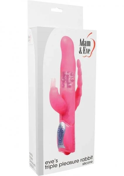 Eve's Triple Pleasure Rabbit Vibrator Pink — image 6 of 6
