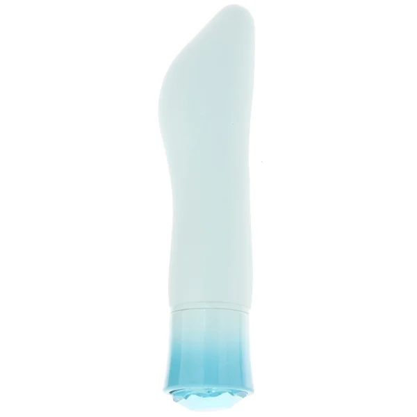 Oh My Gem Ardor Rechargeable Waterproof Silicone Warming Vibrator By Blush - Aquamarine