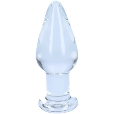 Large Tapered Glass Anal Plug