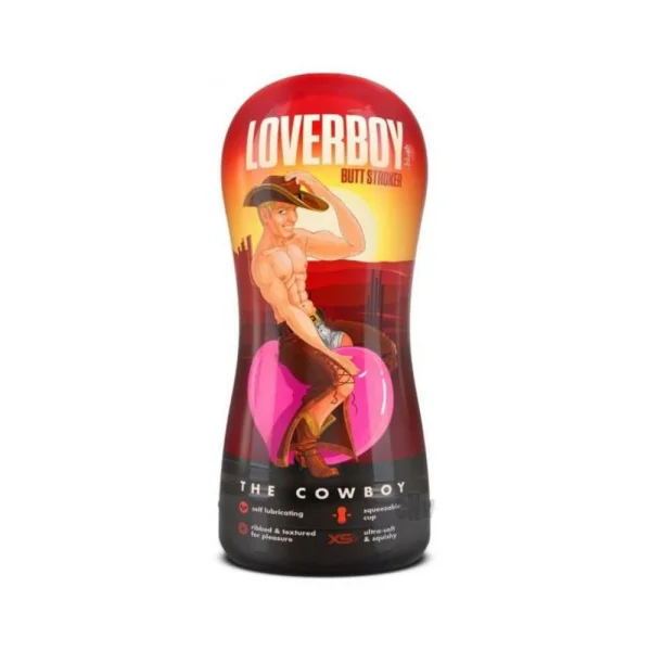 Anal Masturbators: Loverboy The Cowboy Self-lubricating Anal Stroker Beige