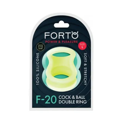 Forto F 20 Balls Stretcher Liquid Silicone 60 77 Mm Glow in the dark