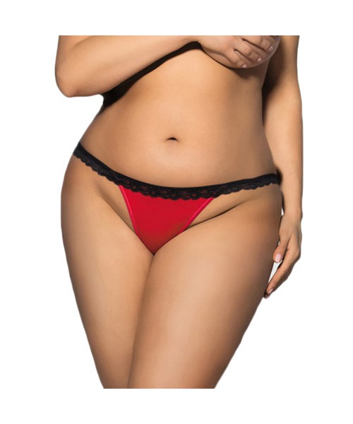 Heart cut out back panty