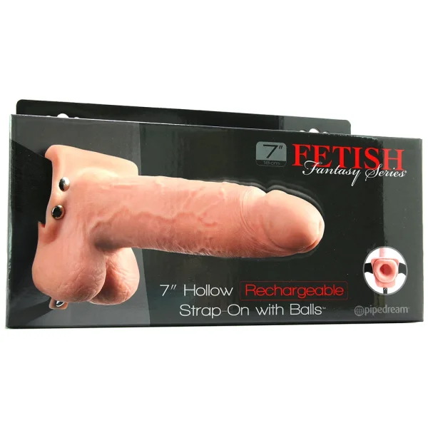 Fetish Fantasy 7 Inch Hollow Rechargeable Strapon