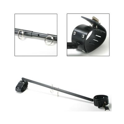 Adjustable Spreader Bar With Cuffs Black
