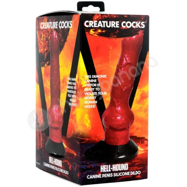Creature Cocks Hell-hound Canine Penis Silicone Dildo