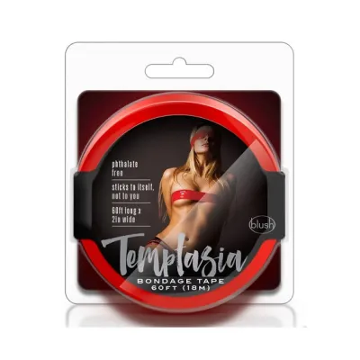 Blush Temptasia Red Bondage Tape 60 Feet