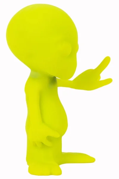 Velvet Brands Alien Vibrator 5.2" Glow In The Dark Vibrator