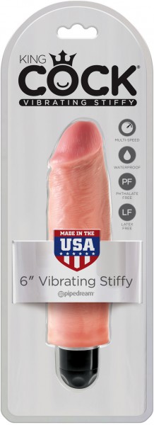 6" Vibrating Stiffy Cock