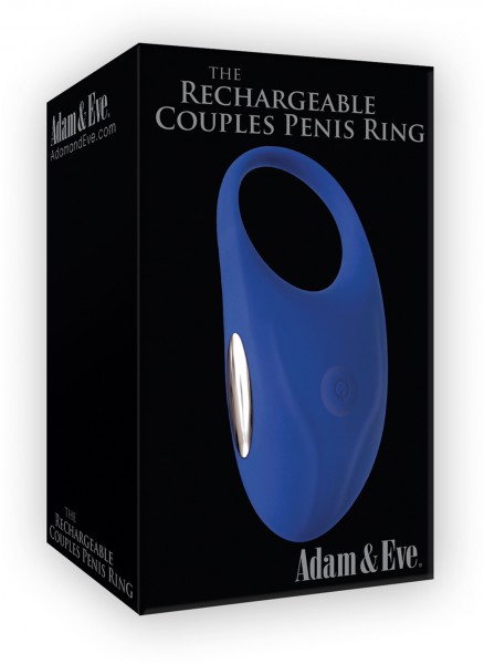 Couples Blue Vibrating Cock Ring