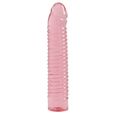 Vivid Ribbed Jellie Cock Sunrise Pink