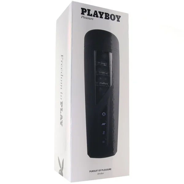 Playboy Pleasure Pursuit Of Pleasure Rechargeable Textured Vibrating Penis Stroker